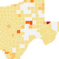What counties in texas are open range?